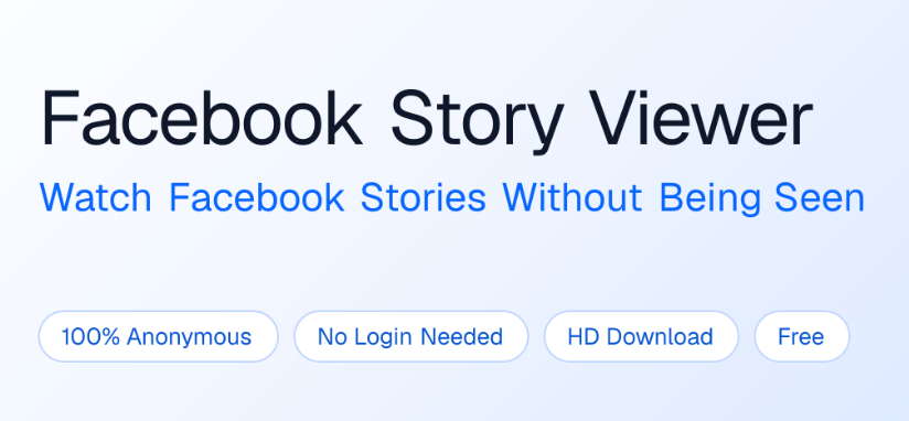 Facebook Story Viewer